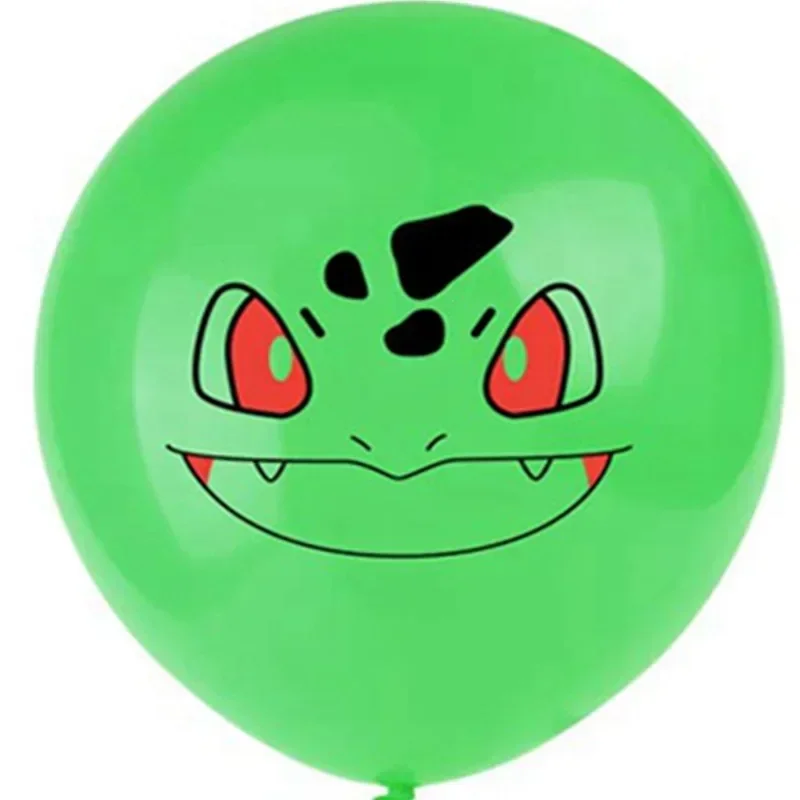 Cartoon Pokemon Pikachu Latex Ballon Set Pikachu Squirtle Charmander Modell Luftballons Spielzeug Kind Geburtstag Party Versorgung Dekoration – Detail 13