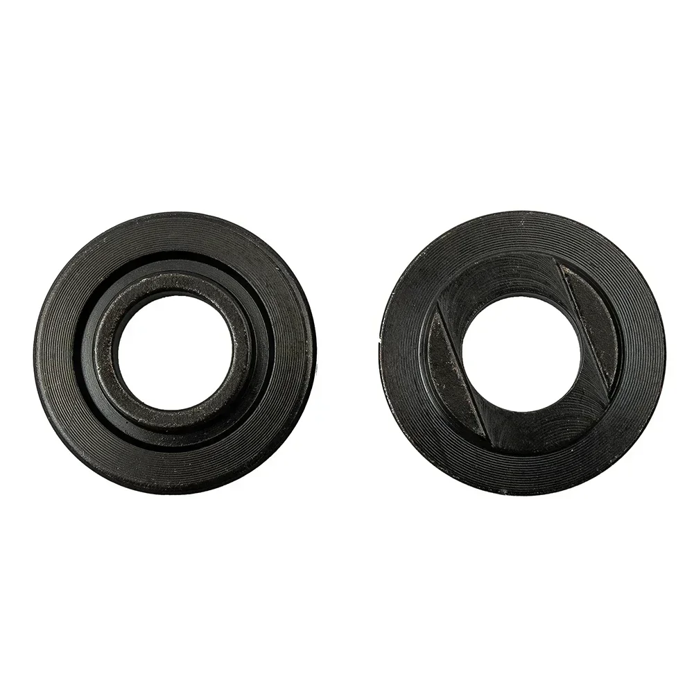 M14 Angle Grinder Bottom Platen 2Pcs Set 2*16mm Thread Replacement Angle Grinder Inner Flange Nut Set Power Tool Accessories