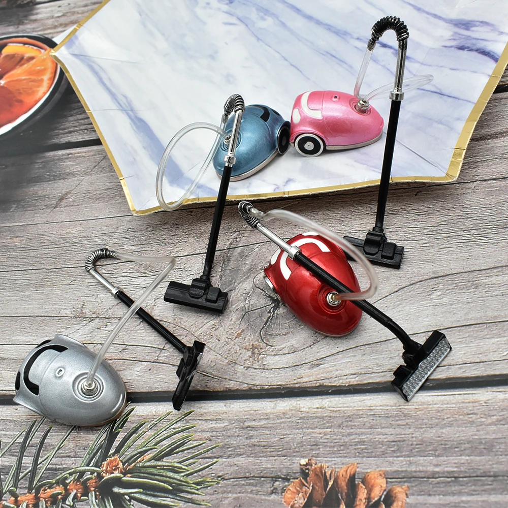 1:12 Mini Vacuum Cleaner Toy Miniature Vacuum Cleaner Toy Model for Boys and Girls Birthday Party Favor Toy