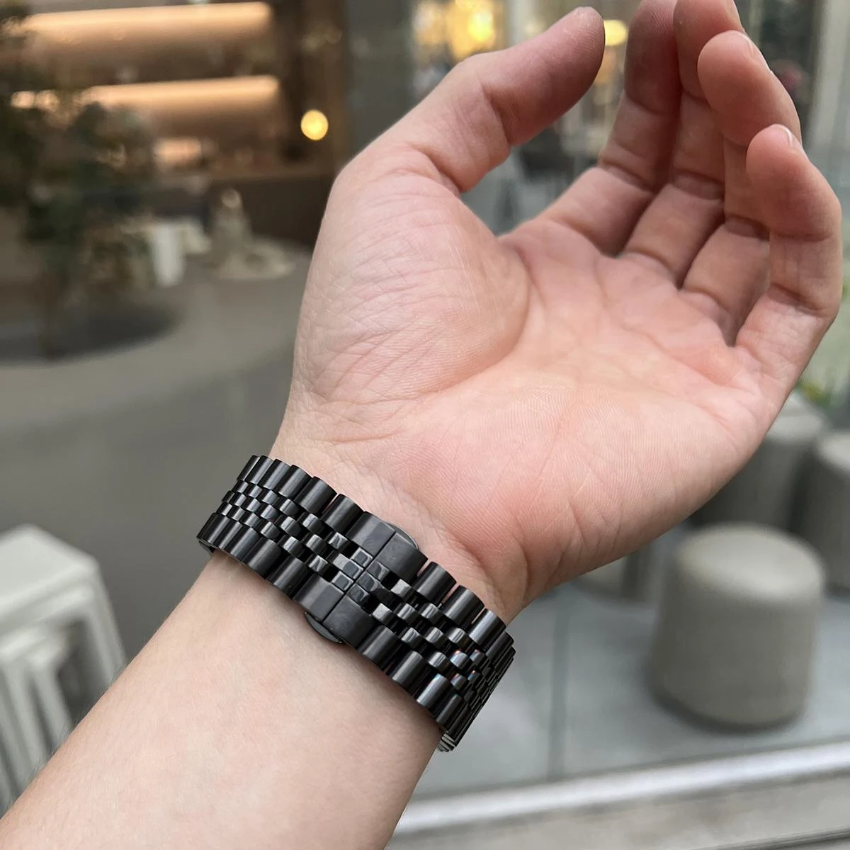 Premium Stainless Steel Metal Strap Bracelet