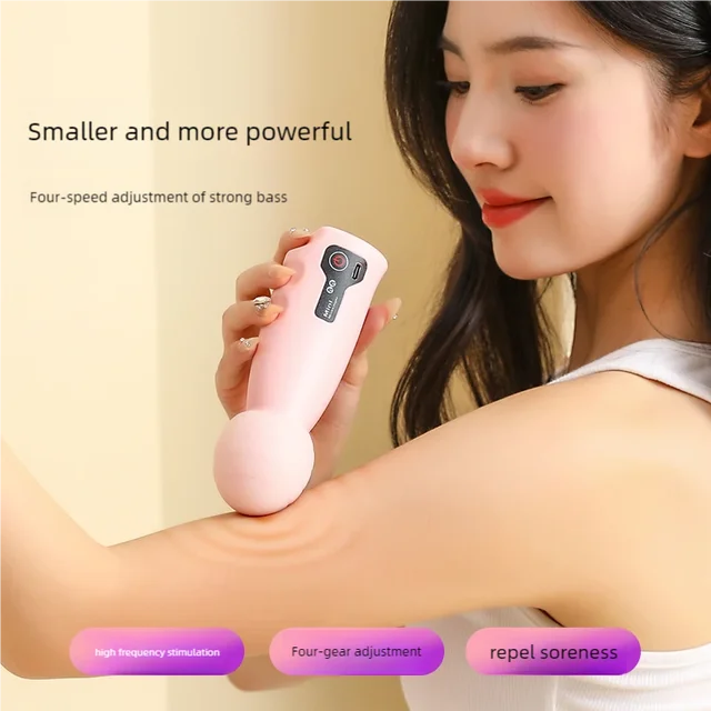 Mini Deep Tissue Massage Gun for Muscle Relaxation and Neck Support