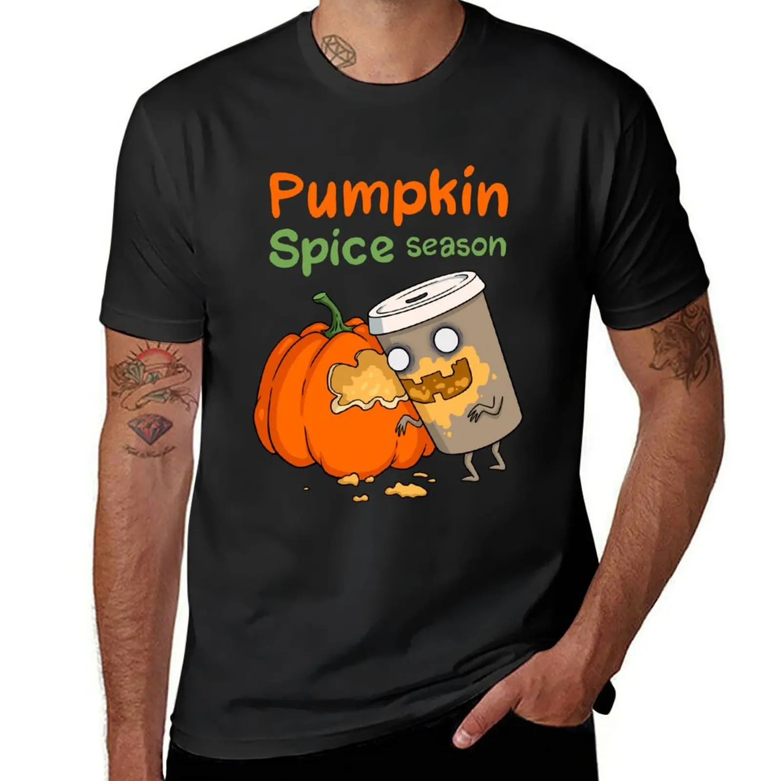 Pumpkin Spice season T-Shirt anime clothes quick drying oversizeds workout shirts for men