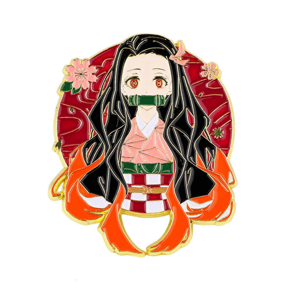 Charming Anime Enamel Pin: Cute Cartoon Lapel Brooch for Clothes & Accessories Gifts