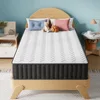 10 Inch Memory Foam Mattress, Cooling Charcoal Mattress in a Box, Medium Firm for Back Pain Relief, CertiPUR-US Certified 1