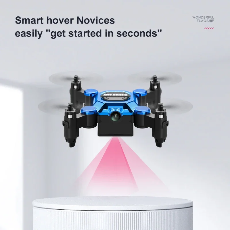 Mini Drone de Poche Selfie - Sans Caméra ou Avec Caméra HD, Pliable, Télécommande