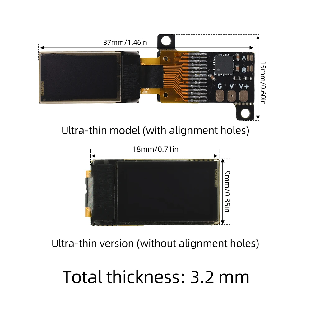 DC 0-30V 전압 테스터 0.5인치 OLED 디스플레이 디지털 전압계 범용 DIY 전압 게이지 패널 미터