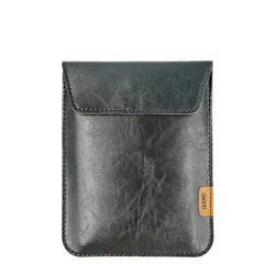Slim E - Book Cover with Protective Soft Inner Sleeve - 6.8 inch (Black)