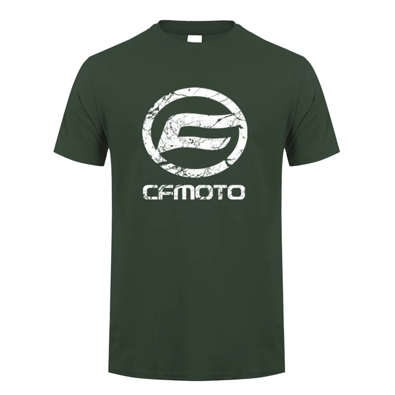 Cfmoto T 셔츠 패션 남자 여름 짧은 소매 코 튼 T-셔츠 멋진 Cfmoto 남자 의류 Tshirt