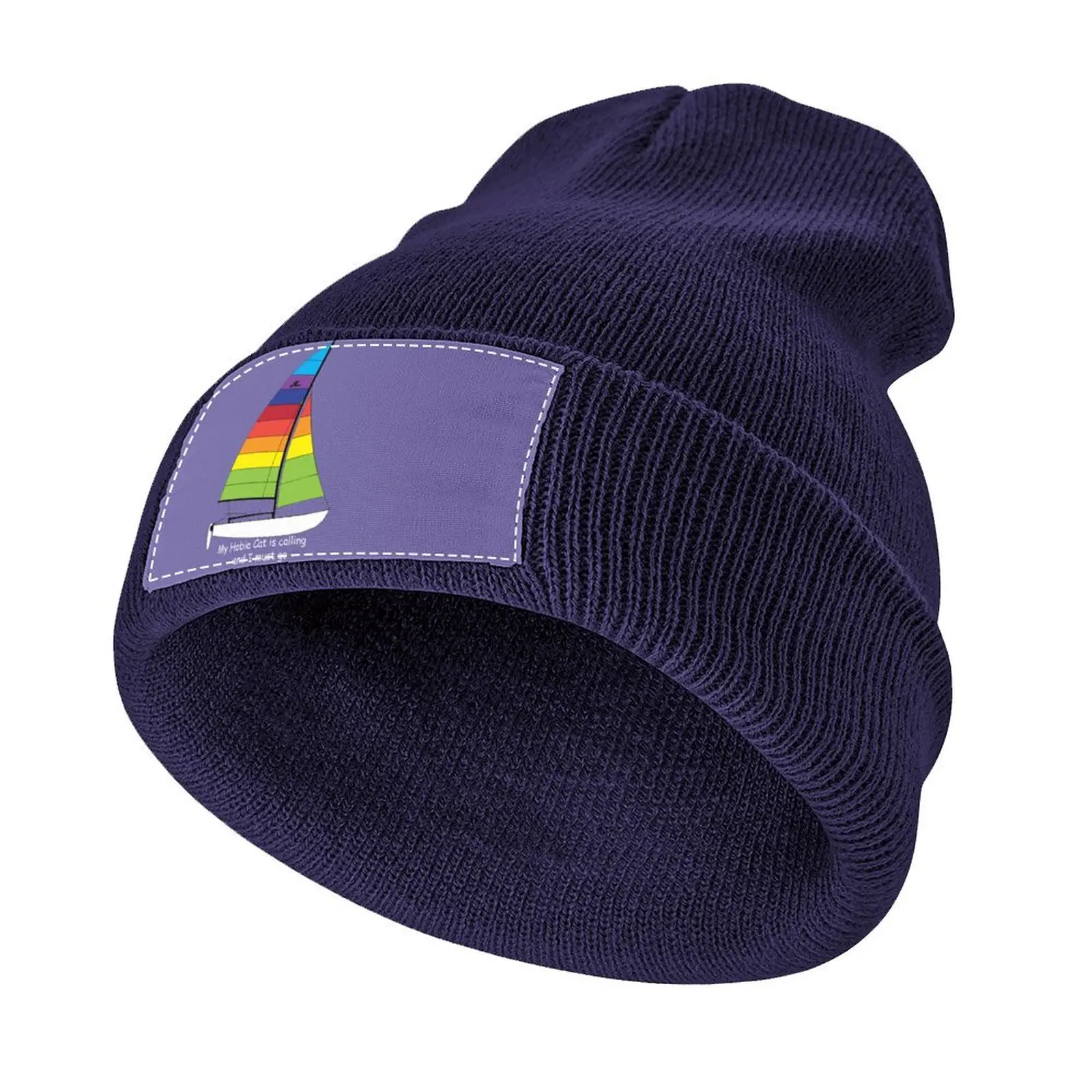 

Hobie 16 Sailboat - My Hobie Cat is Calling and I Must Go Knitted Hat Wild Ball Hat Hat For Women Men's