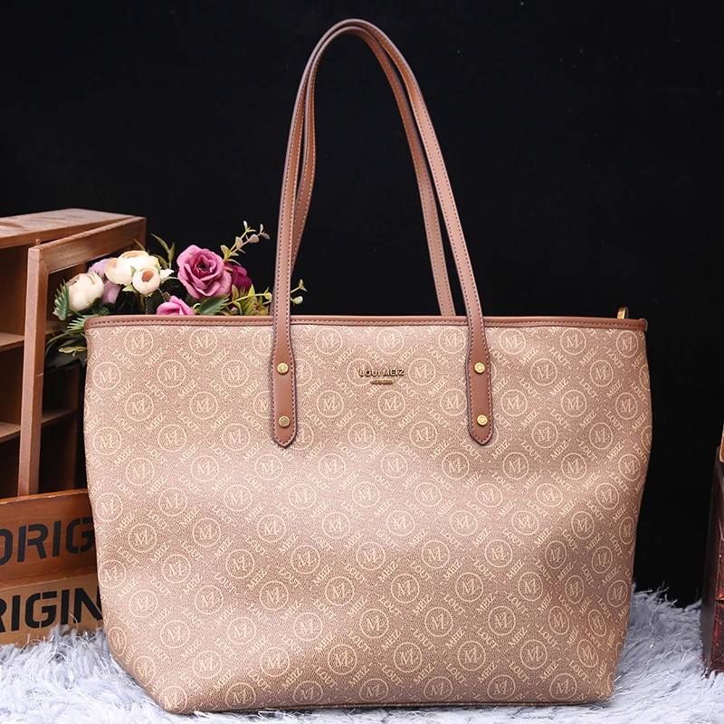 

2023 New Women's Leather Large Capacity One Shoulder Tote Bags Fashion Shopping Bags Luxury Fashion Women Purse and Handbags