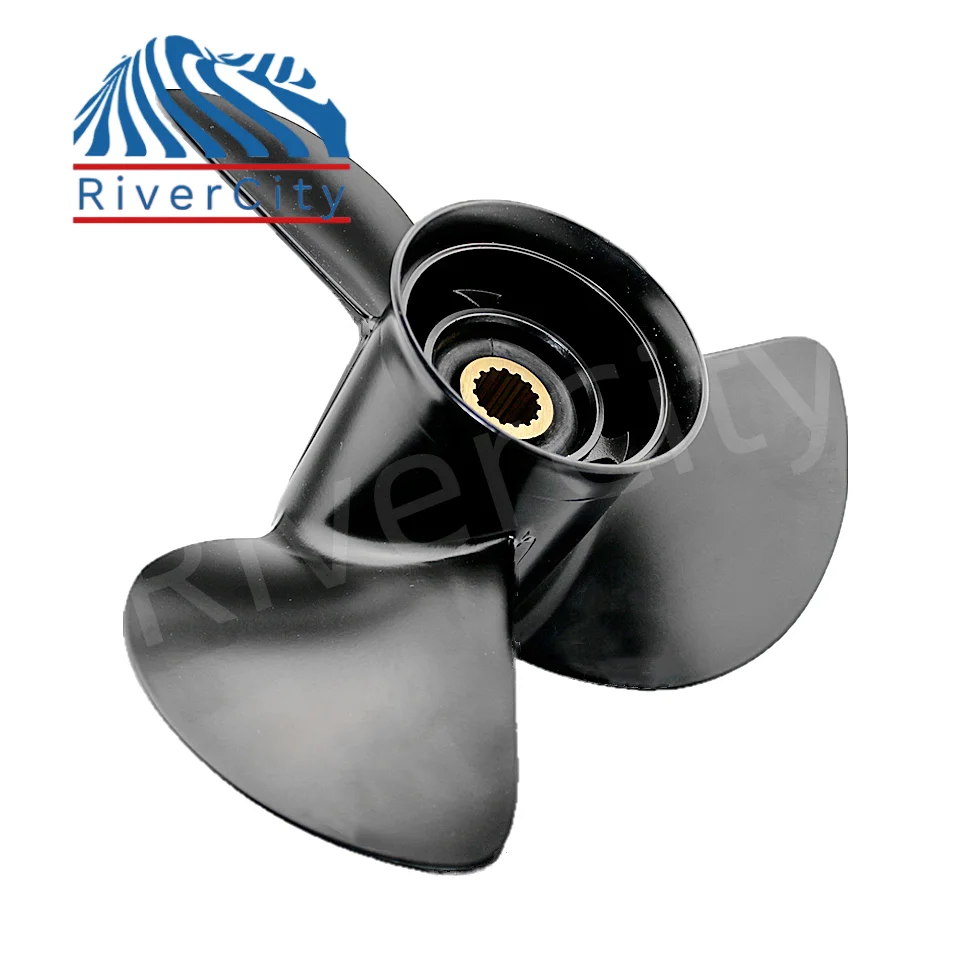 RiverCity Outboard Propeller For SUZUKI 90hp 100hp 115hp 140hp Aluminum prop 3 Blade 15 Tooth Boat Part 14x19