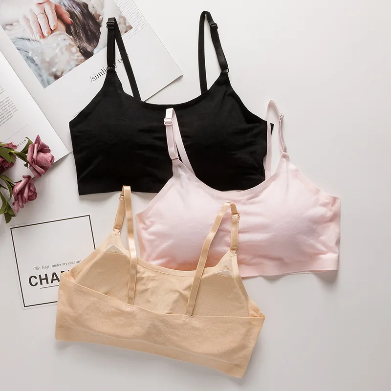 

Удобное Новое пикантное нижнее белье из ледяного шелка с запахом, жаккардовая спина, без ободка, спортивный топ-майка для йоги