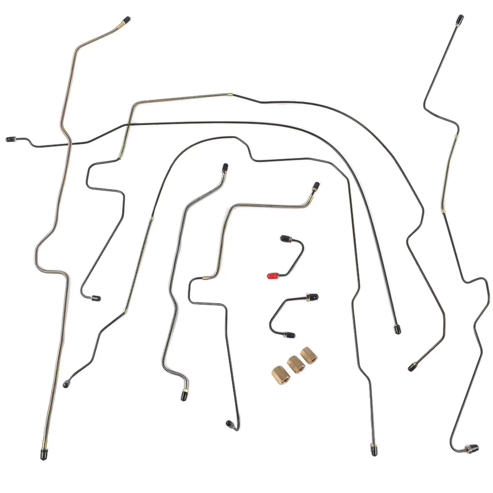 

AP01 Brake Line Set W/O ABS Stainless For 1997-06 Jeep Wrangler TJ 919-221 Hydraulics TJ SJPB9701