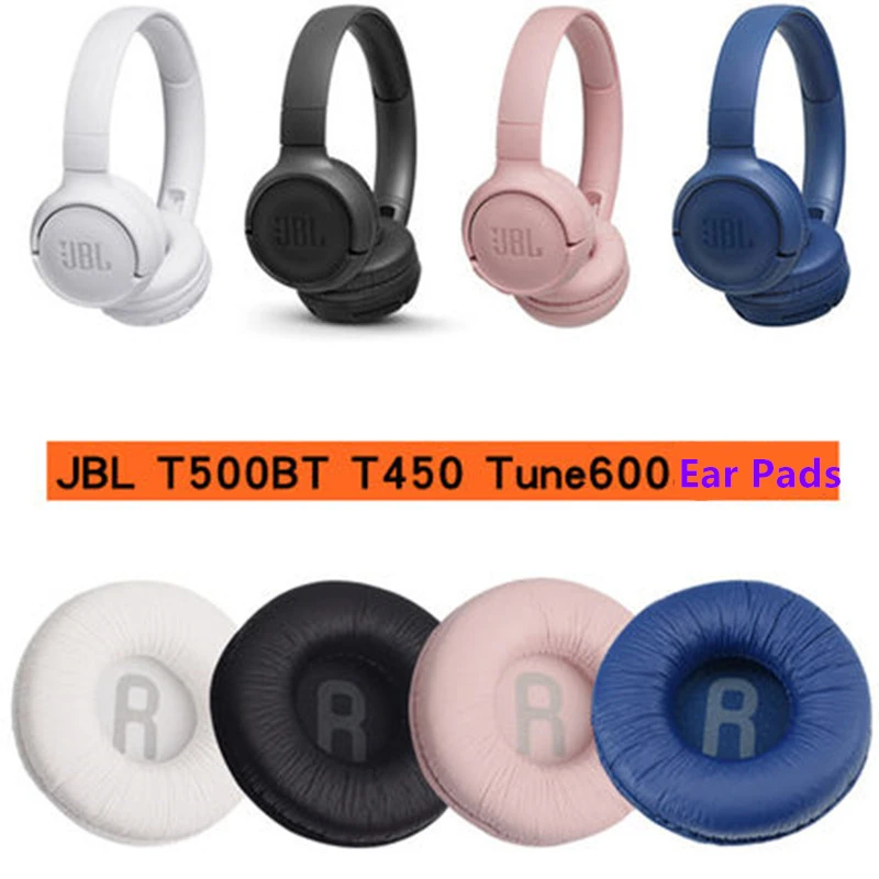 Undertrykke Magtfulde Fugtig 2pcs For Jbl T500bt T450 Headphones Tune600 Sponge Earmuffs Holster 70mm  Round Earmuffs Universal - Earphone Accessories - AliExpress