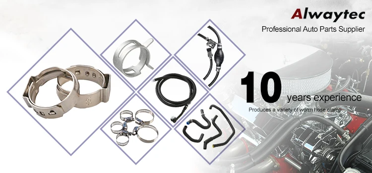 20–36 mm Edelstahl-Streifenklemme und Streifentyp Gummiband-Aufhängungsklemme R feste Autokabelklemme – Detail 1
