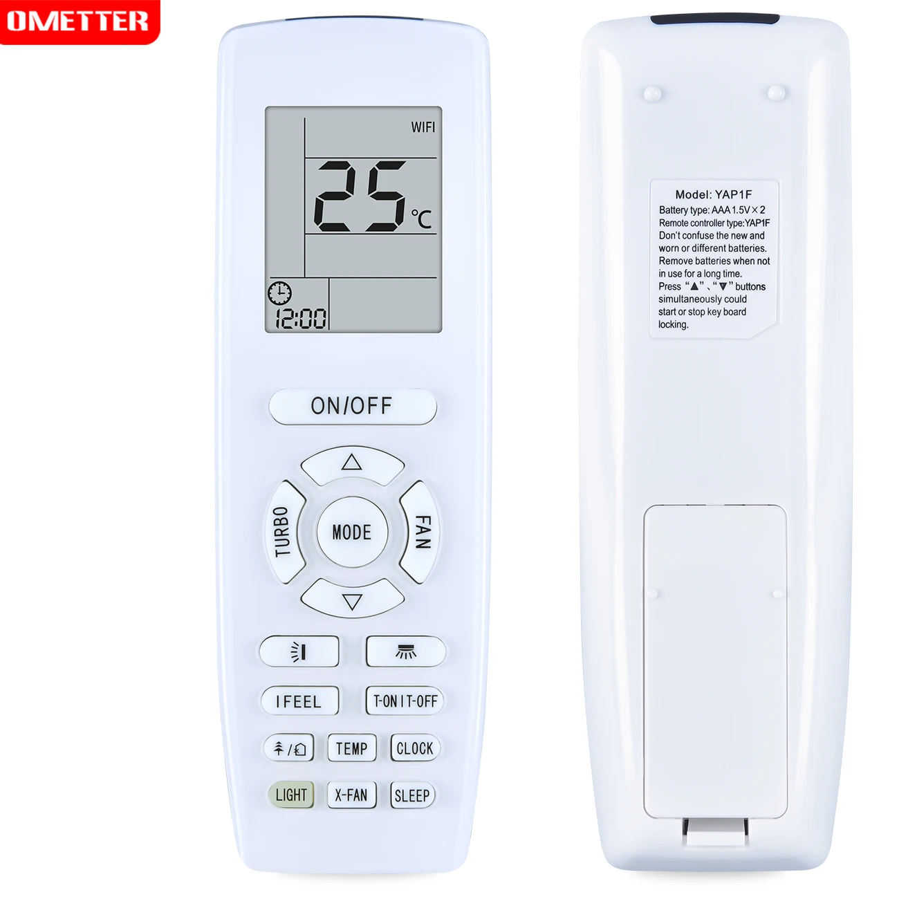 Gree 에어컨 A/C 원격 제어 YB1F2 YB1FA 교체 Fernbedienung 용 새 YAP1F AC 원격