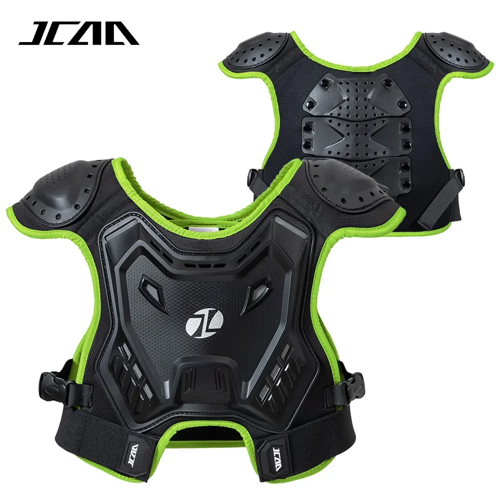 어린이 모토크로스 바디 아머 등 가슴 보호대 어린이용 오토바이 아머 조끼 오프로드 더트 바이크 사이클링 스키 보호 장비