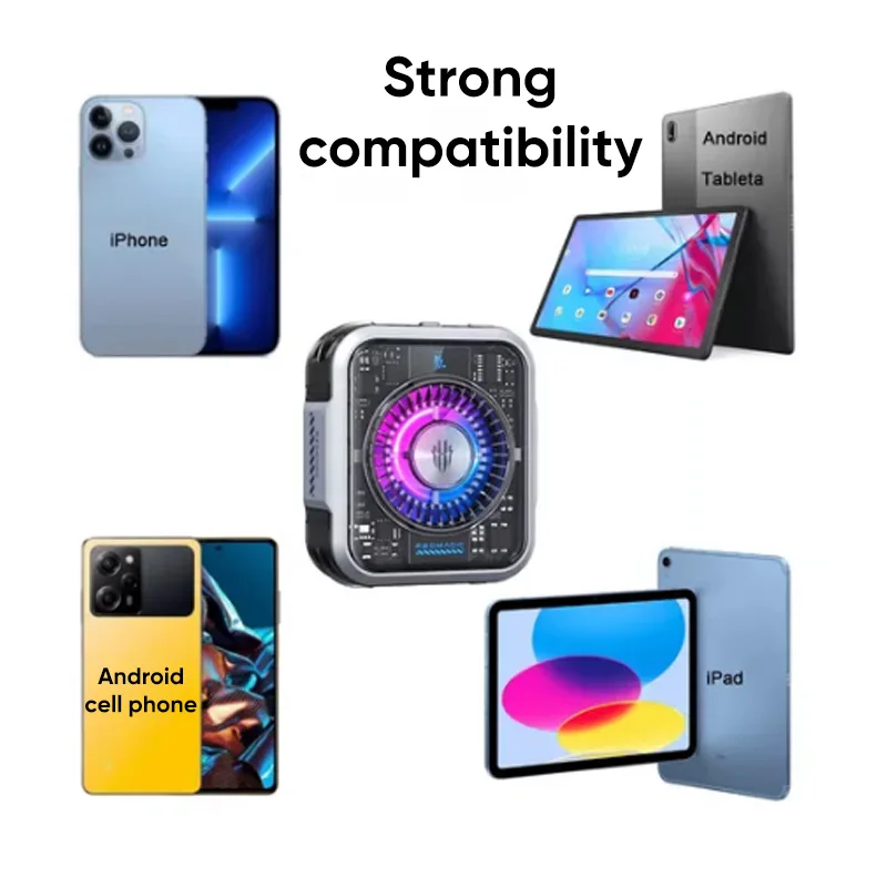 2024 RedMagic Magnetic Cooler 5 Pro VC Liquid Smartphone Cooler Mobile Phone Radiator for Iphone 15 Pro Max Honor 90 Poco X6 Pro