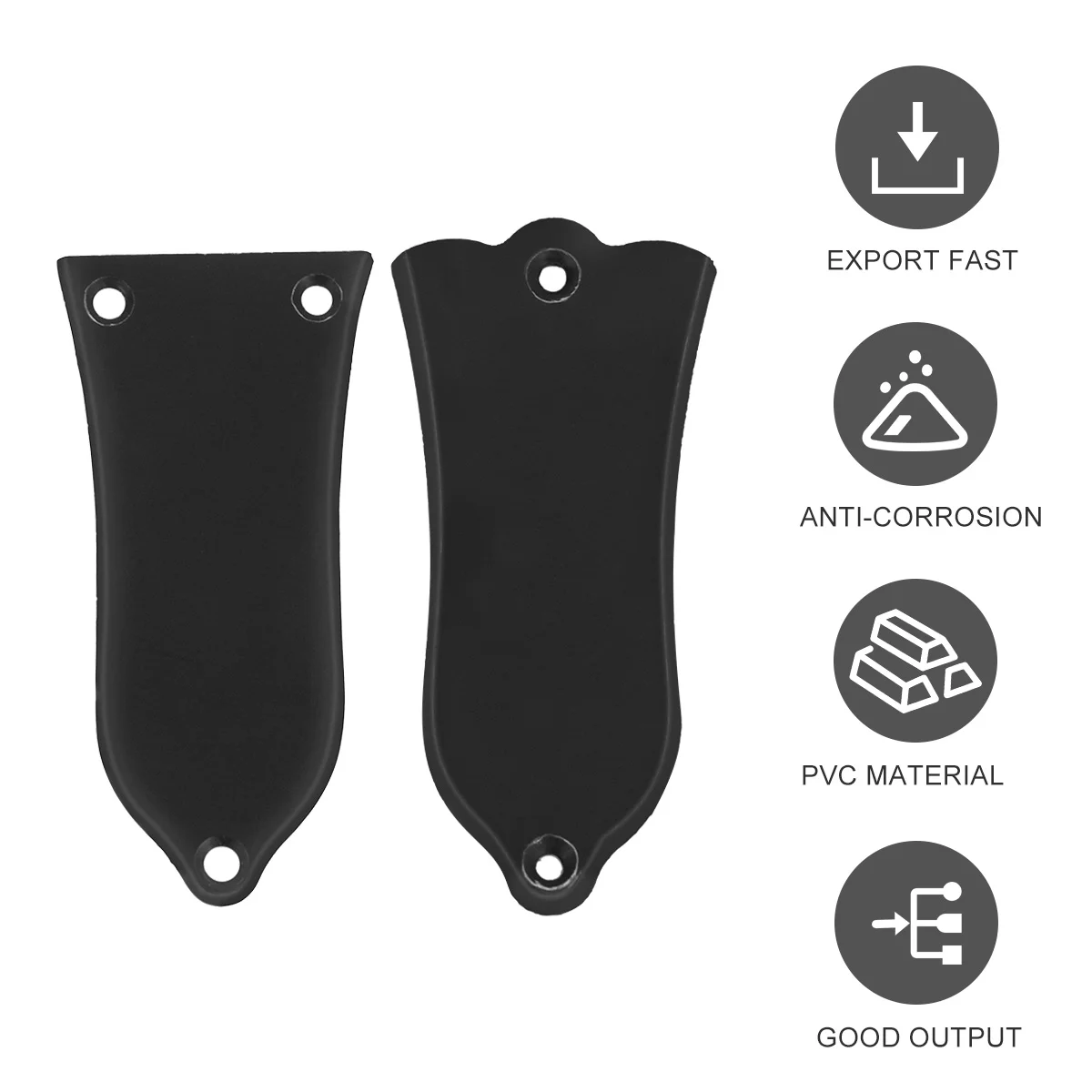 

2 Pcs Guitar Truss Rod Cover Pickup Covers Bass Guitars for Electric Pole Plate
