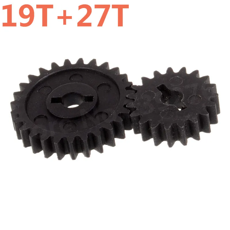 Hsp 1/10 Gear 4 (19 T) 3 (27 T) 2 Pz Pezzi Di Ricambio 08014 Per Rc Hobby Nitro Potenza Monster Truck Tyrannosaurus 94108