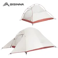BISINNA Ultralight Camping Tent Backpack Tent 20D Nylon Waterproof Outdoor Hiking Travel Tent Cycling Tent 1-2 Person 1
