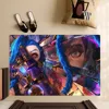 Game L-League of Legends Jinx Floor Mat Bedroom Kitchen Door Bath House Super Absorbent Foot Non-slip 4