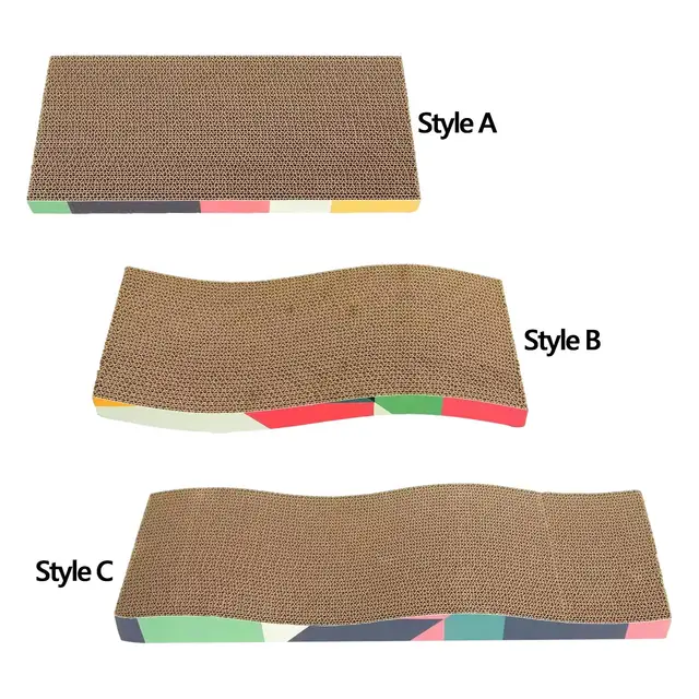 Cat Scratcher Cardboard Pet Sleeping Bed Pet Sofa for Indoor Cats Rest Play 5