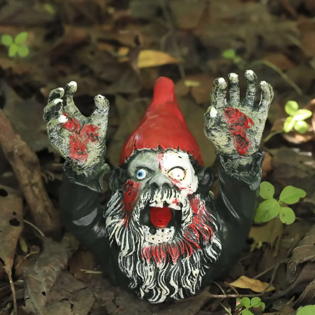 

Horror Funny Decorative Figurines Outdoor Garden Courtyard Resin Ornament Zombie Dwarf Sculptures Creative Yard Decoration Craft