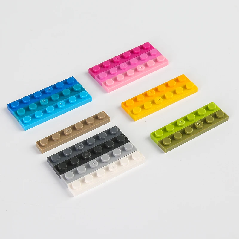 Diy Building Blocks 50pcs 1x6 Plate