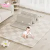 Infant Shining 2cm Foldable Baby Play Mat Cartoon Play Mat Puzzle Children's Mat Baby Room Thickened Crawling Pad Folding Mat 1