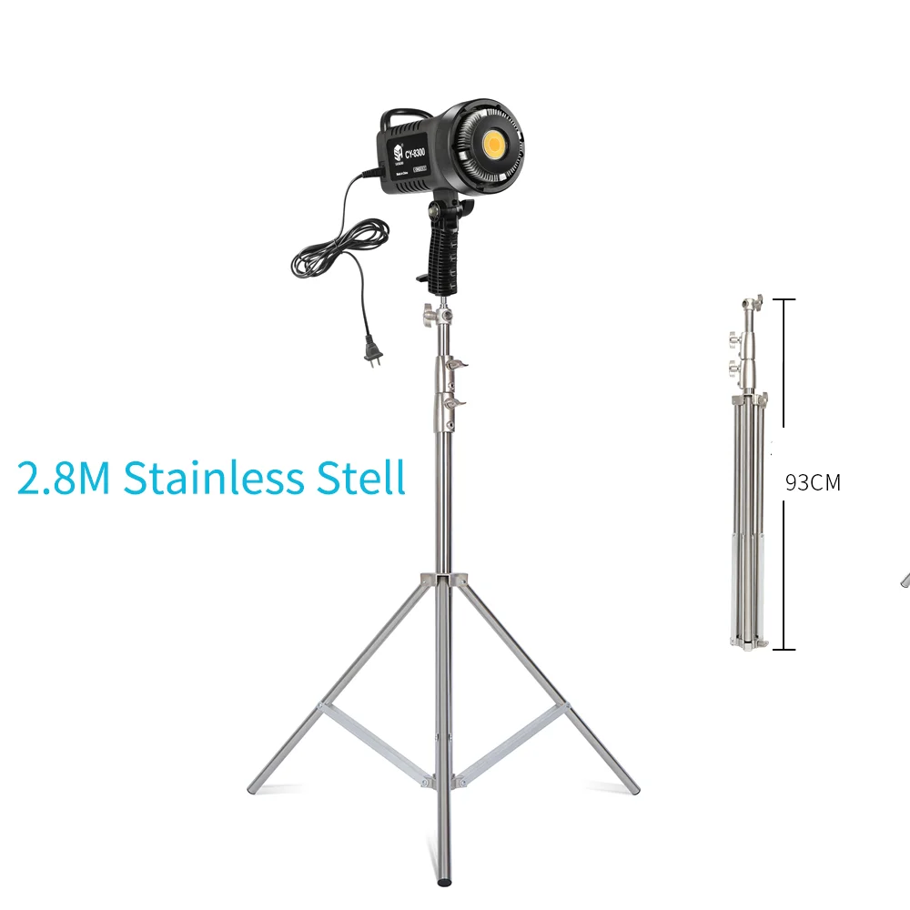 With 2.8m tripod