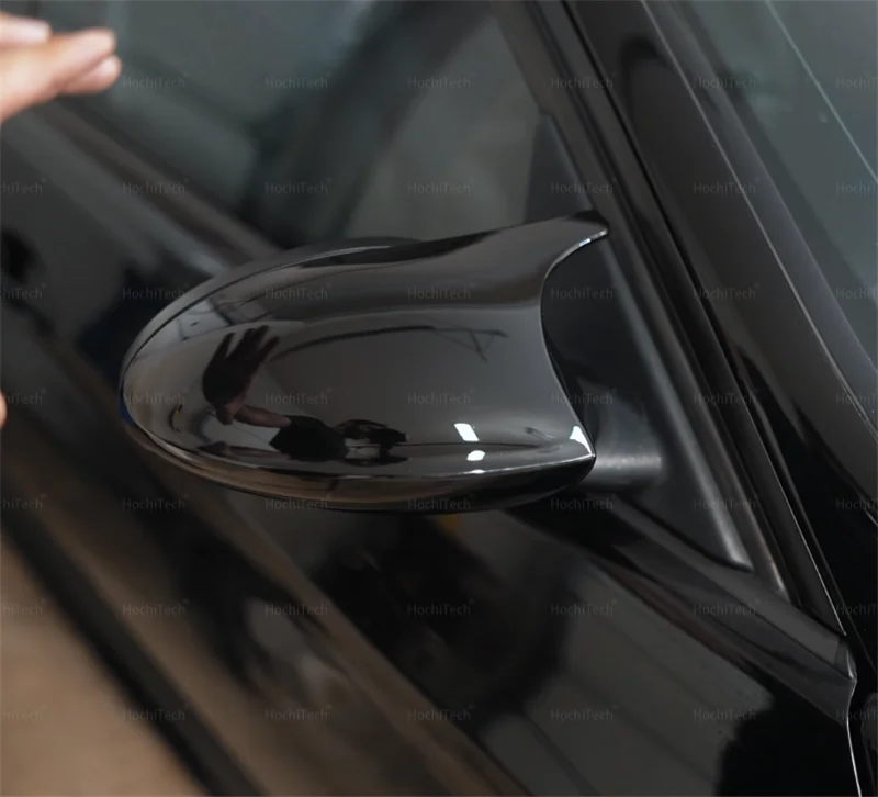 1 쌍 BMW 1 3 시리즈 E87 E81 E82 E90 E91 E92 E93 후면보기 사이드 케이스 트림 ABS 탄소 섬유 스타일 자동차 백미러 커버
