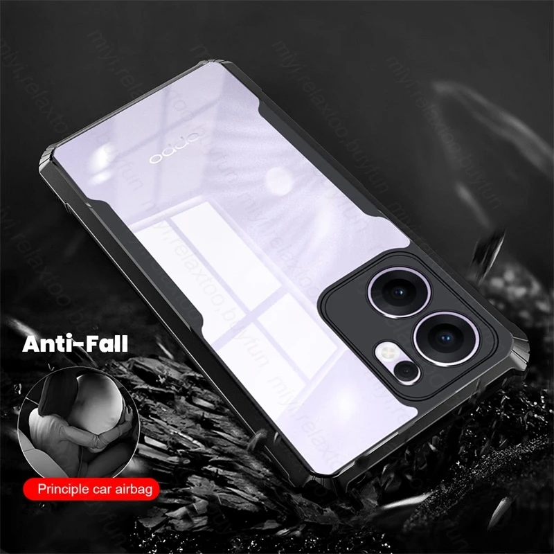 Clear Crystal Shockproof Acrylic Back Cover Case - Armor Protection