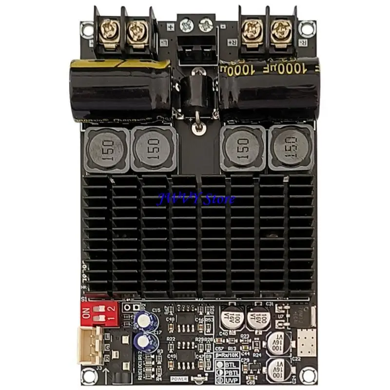 573A 200W 서브우퍼 100W+100W 2채널 디지털 전력 증폭기 모듈은 청각 설정에서 서브우퍼를 향상시킵니다.
