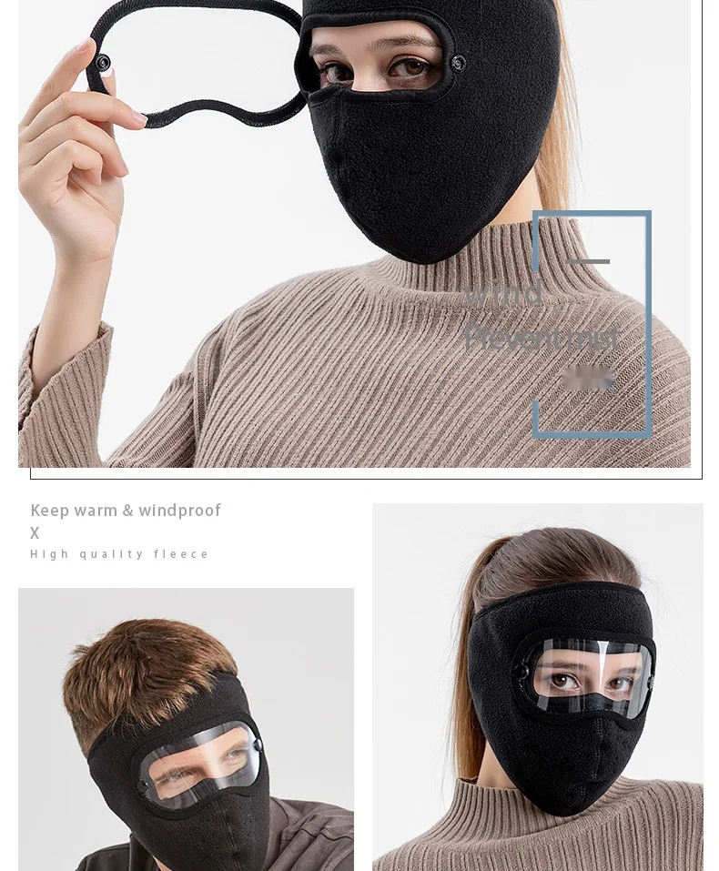 Máscara cálida unisex de otoño e invierno, de vellón, resistente al viento, de alta definición, antivaho_voghion.com