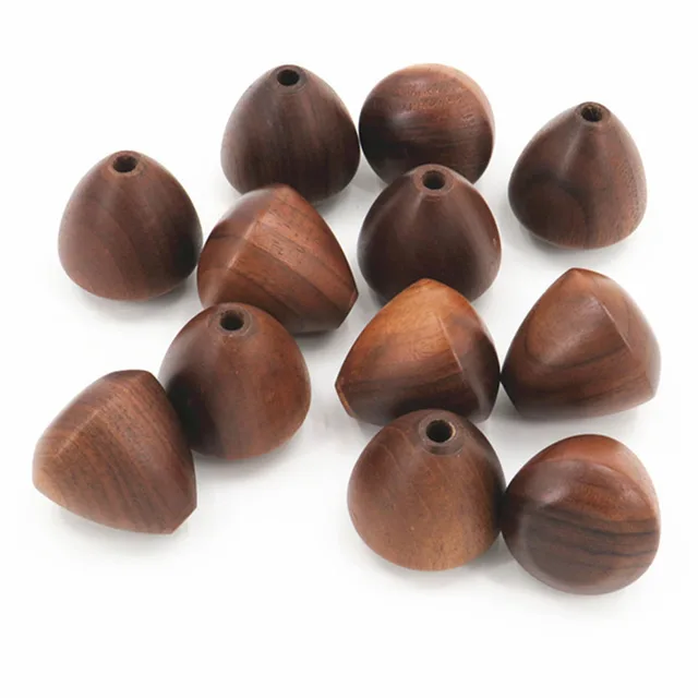 Walnut Wood Coffee Grinder Handle Head Upgrade Your Grinder with This Replacement Part Polished for Comfortable Use 1