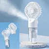 The new F3 Handheld Spray fan Large Wind Humidifier Spray Water Refill Fan Mini Handheld fan is easy to carry 2