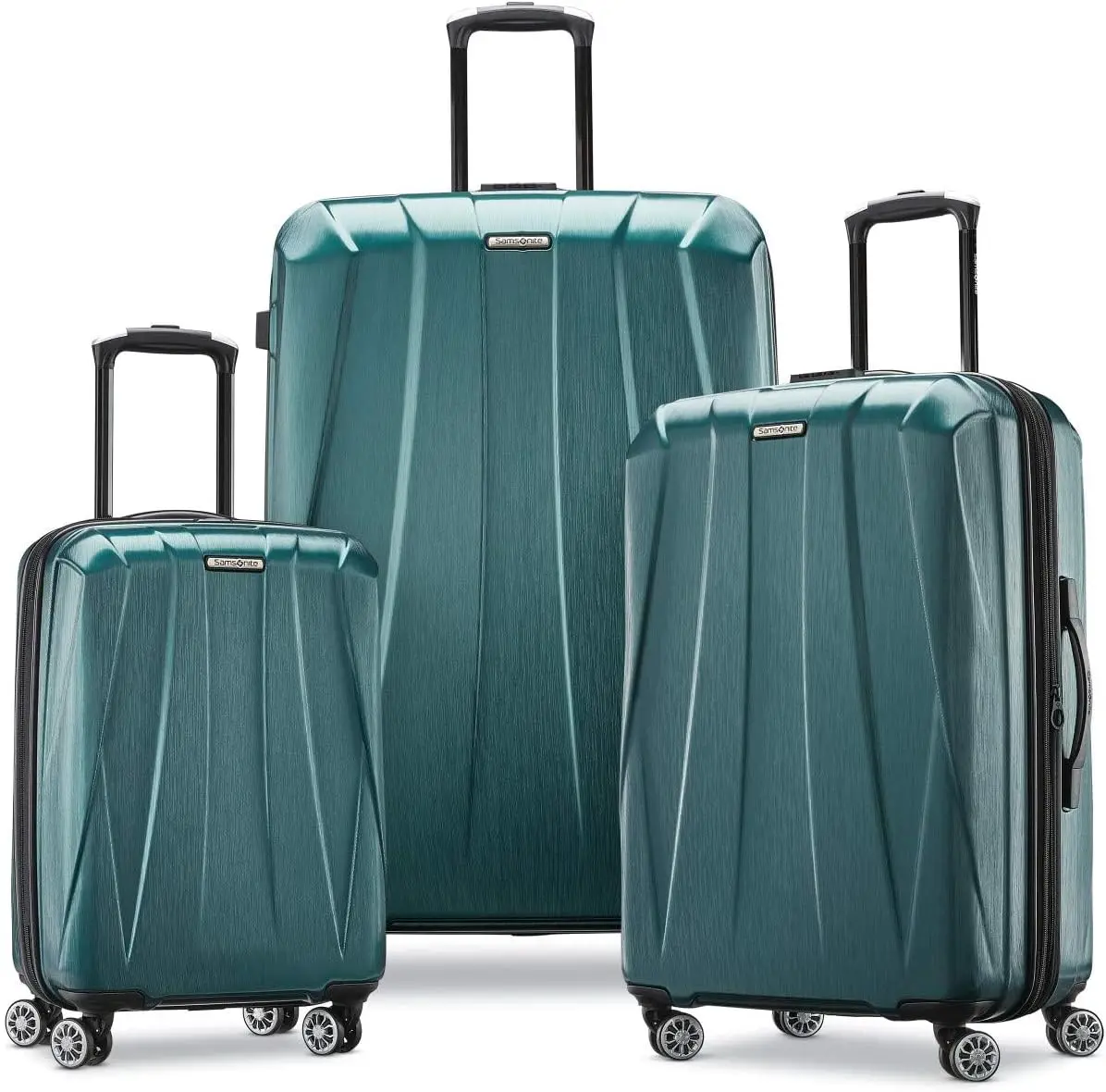 

Samsonite Centric 2 Hardside Expandable Luggage with Spinner Wheels, Emerald Green, 3-Piece Set (20/24/28)