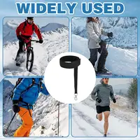 2/4 pièces de sangles élastiques pour gants de ski, sangle de gant de ski réglable pour hommes et femmes, sangle anti-perte pour gants de ski sportifs 4