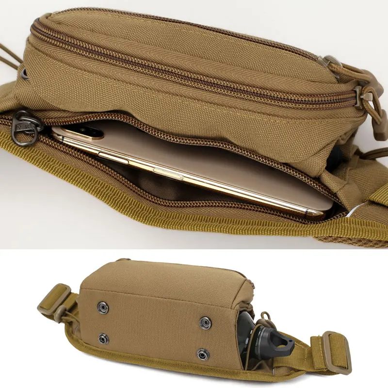 Tactical Chest Belt Bag Running Waist Backppack Cycling Bags Outdoor Sport Camping Hiking Mobile Travel Shoulder Fanny Pack 5