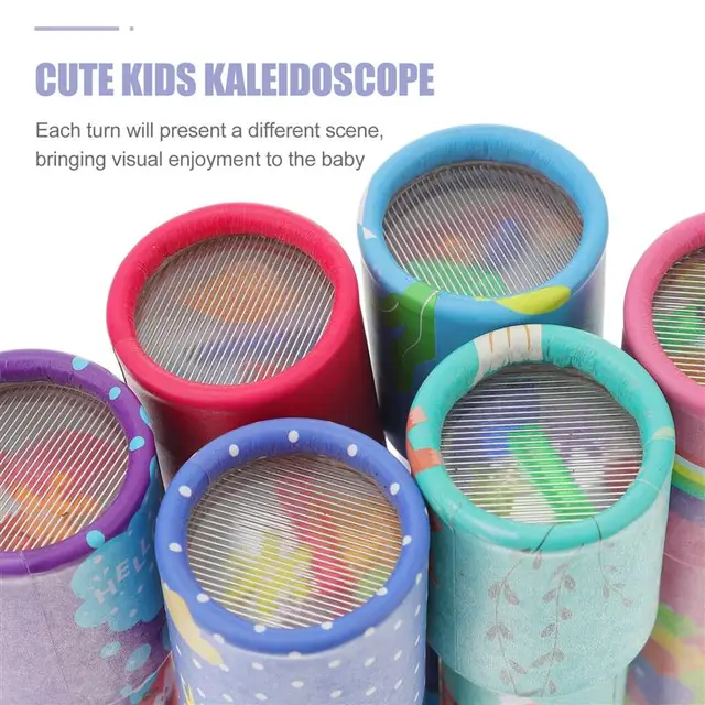 5/6pcs Classic Kaleidoscope Kids Toys Children Rotating Educational Playthings Imaginative Magic Puzzle Toy Party Favors 3