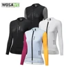 WOSAWE New Women Cycling Jersey Summer Spring Long  Sleeve Anti-UV Bike Shirts Reflective Quick Dry Cycling Jersey Slim Fit 1