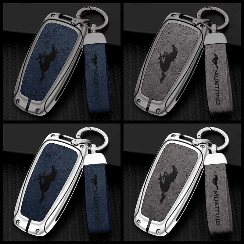 Zinc Alloy Car Remote Smart Key Case Cover key case cover car key shell For Ford Mustang Explorer Edge Fusion Mondeo F150 F250 F350 F450 F550