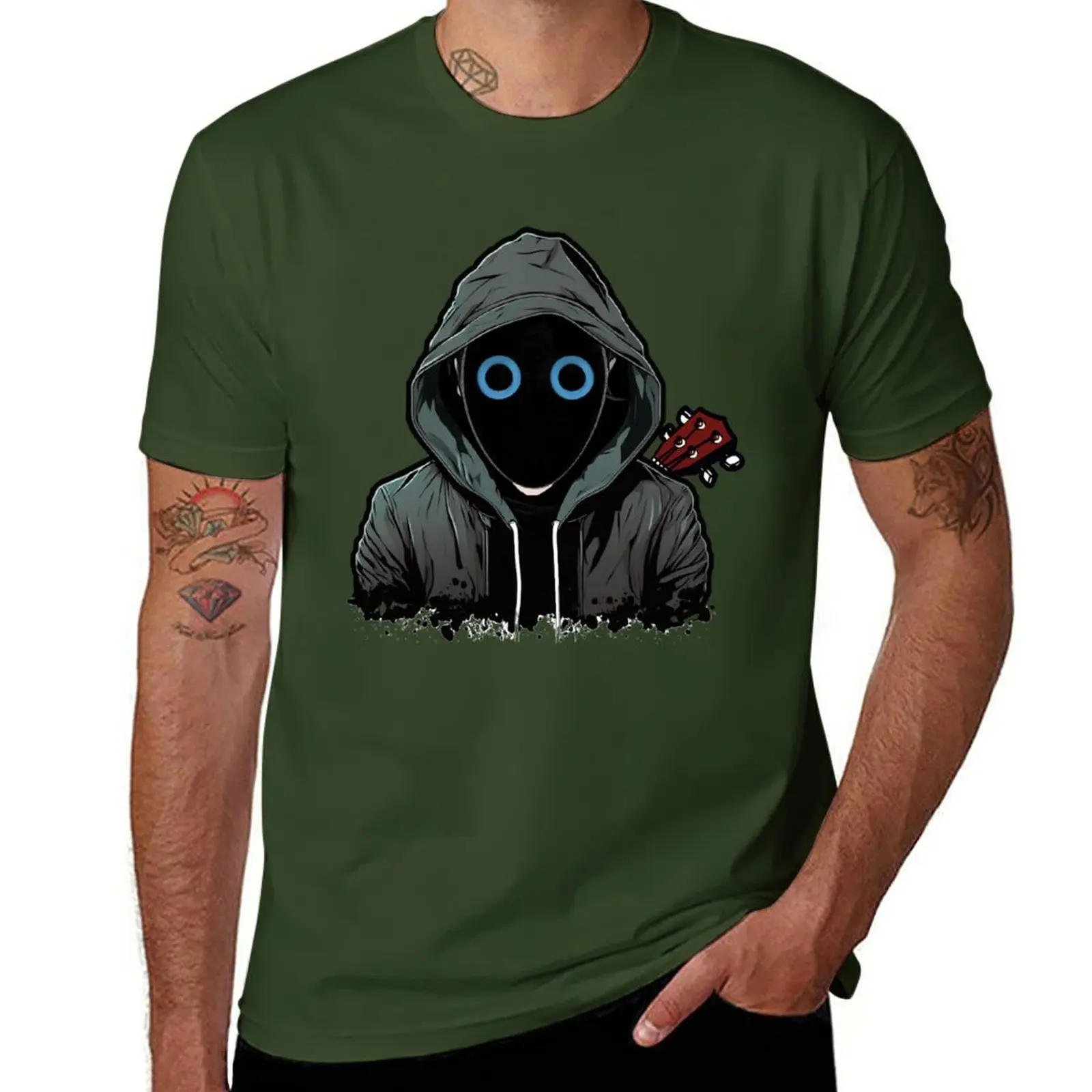 

New Boy With Uke Fan art T-Shirt kawaii clothes funny t shirts custom t shirts design your own black t shirts for men