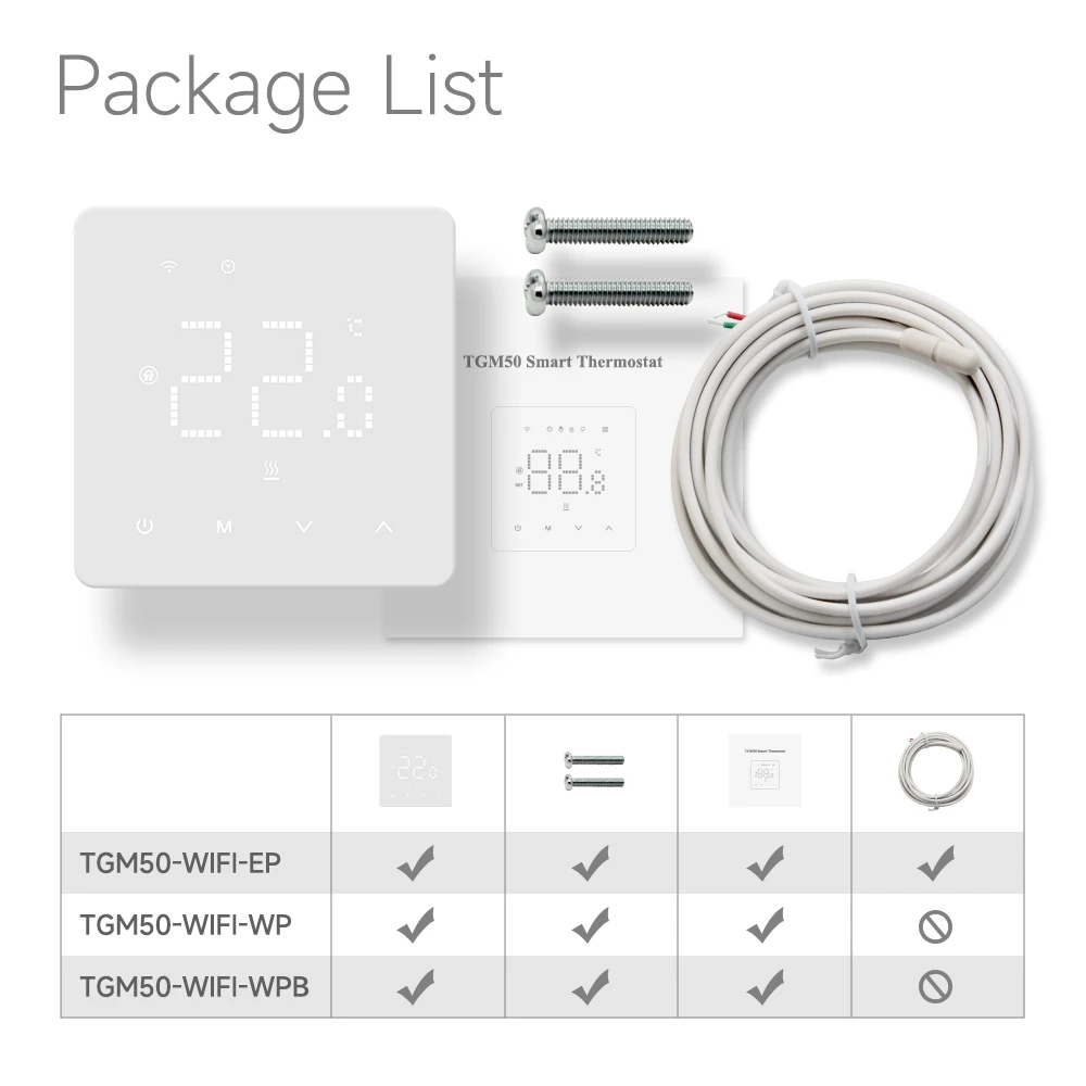 Tuya Smart WiFi Thermostat Warm Electric Thermoregulator Water Floor Heating Temperature Controller Gas Boiler with Alexa Alice