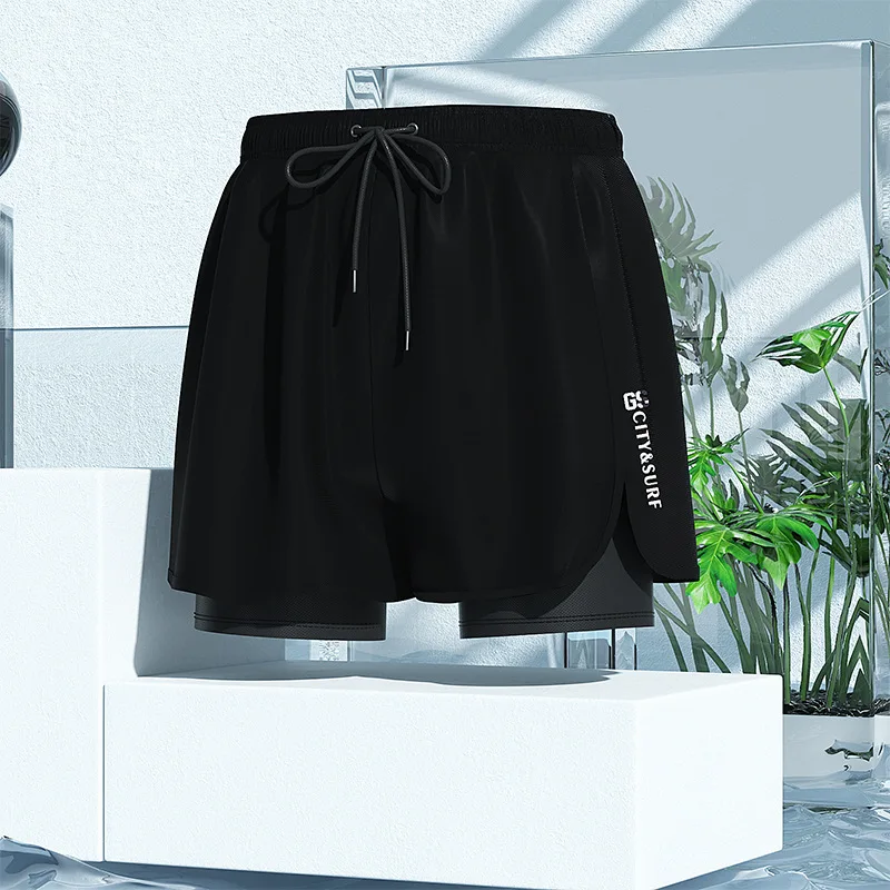 New Man Swim Trunks Swimming Short Pants Summer Outdoor Beach Waterproof Quick-drying Breathable Men Swimming Clothing