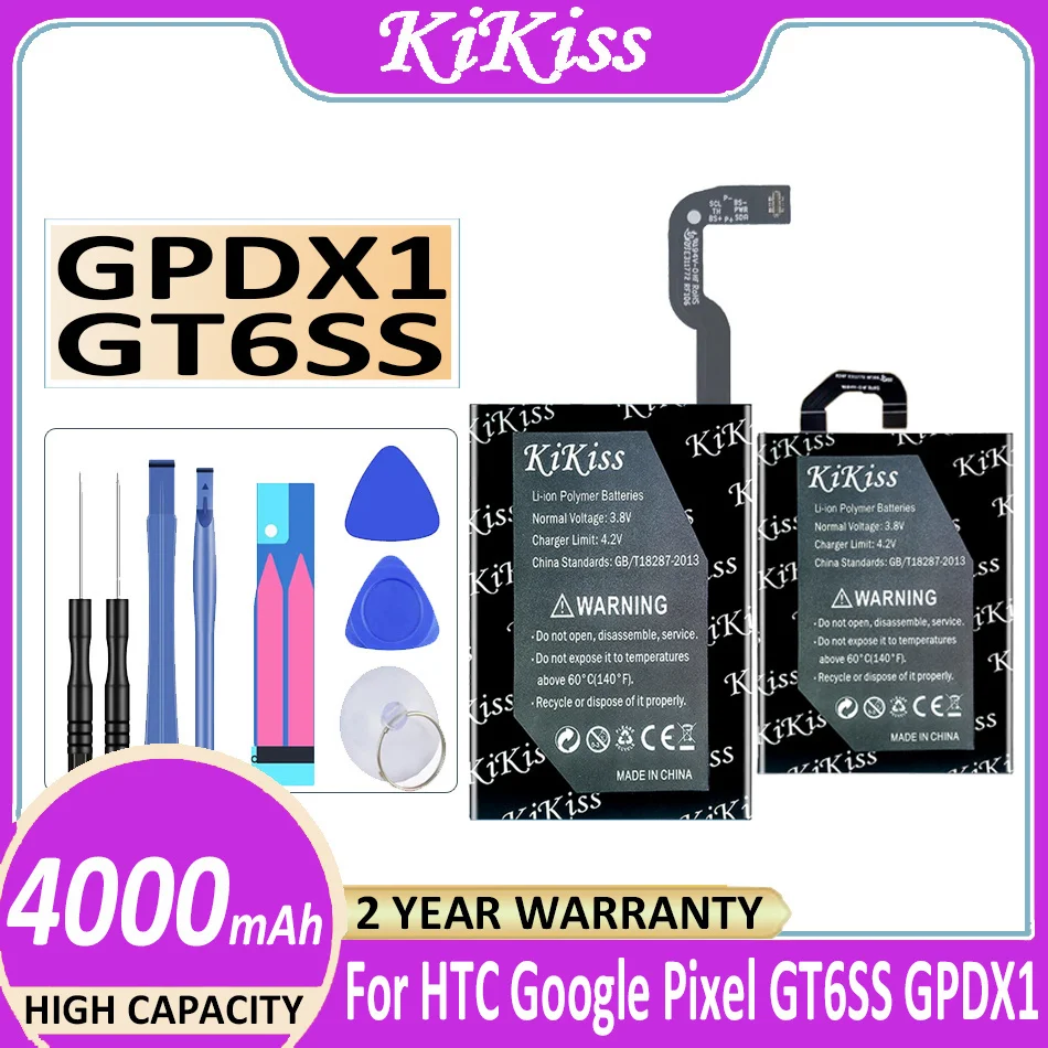 

Battery GPDX1 GT6SS 1850mAh/4000mAh For HTC Google Pixel Fold Bateria
