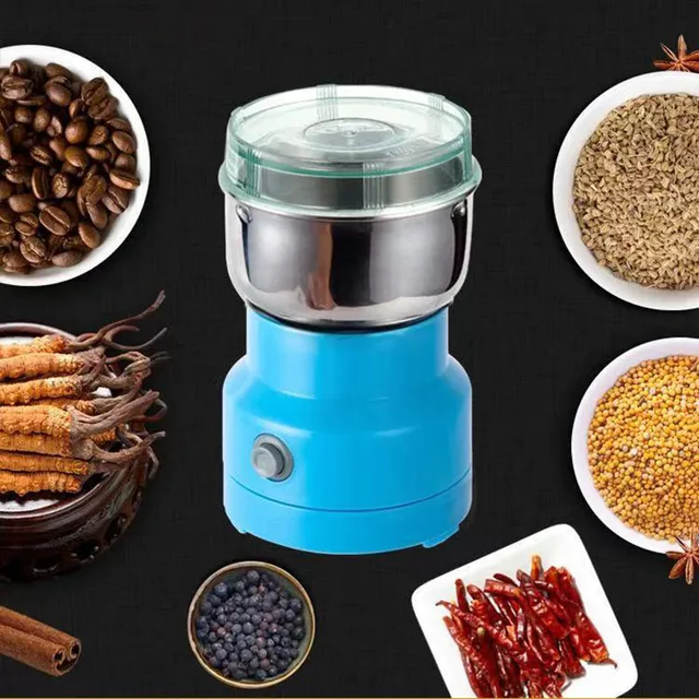 Electric Coffee Grinder Kitchen Cereal Nuts Beans Spices Grains Machine Mini Electric Food Chopper Processor Mixer Blender 220V