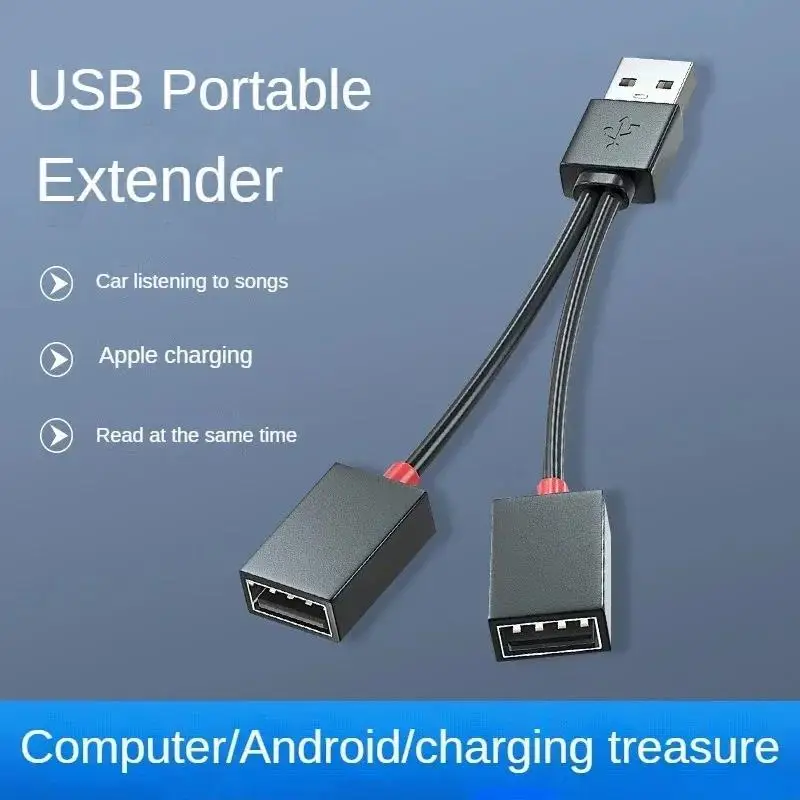 Enhanced Multi-Port USB Hub and Car Adapter for Computers and Laptops