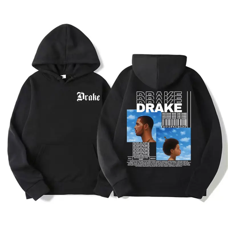 

Rapper Drake Music Album Hoodie 90s Retro Hip Hop Clothing Pullover Sweatshirts Men's Women Fashion Oversized Hoodies Streetwear
